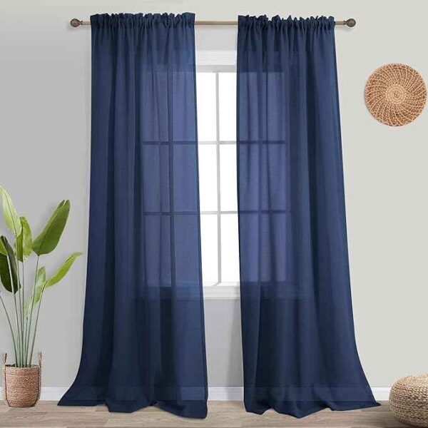 Navy Blue Curtains